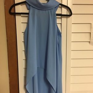 Pretty collared top with pearl button closure